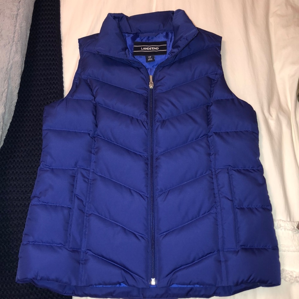 Land’s End navy vest